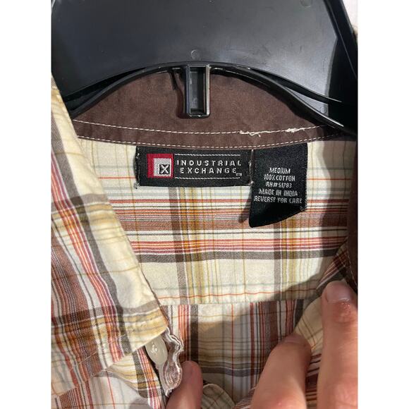 Industrial Exchange mens medium button front shirt - Picture 4 of 4